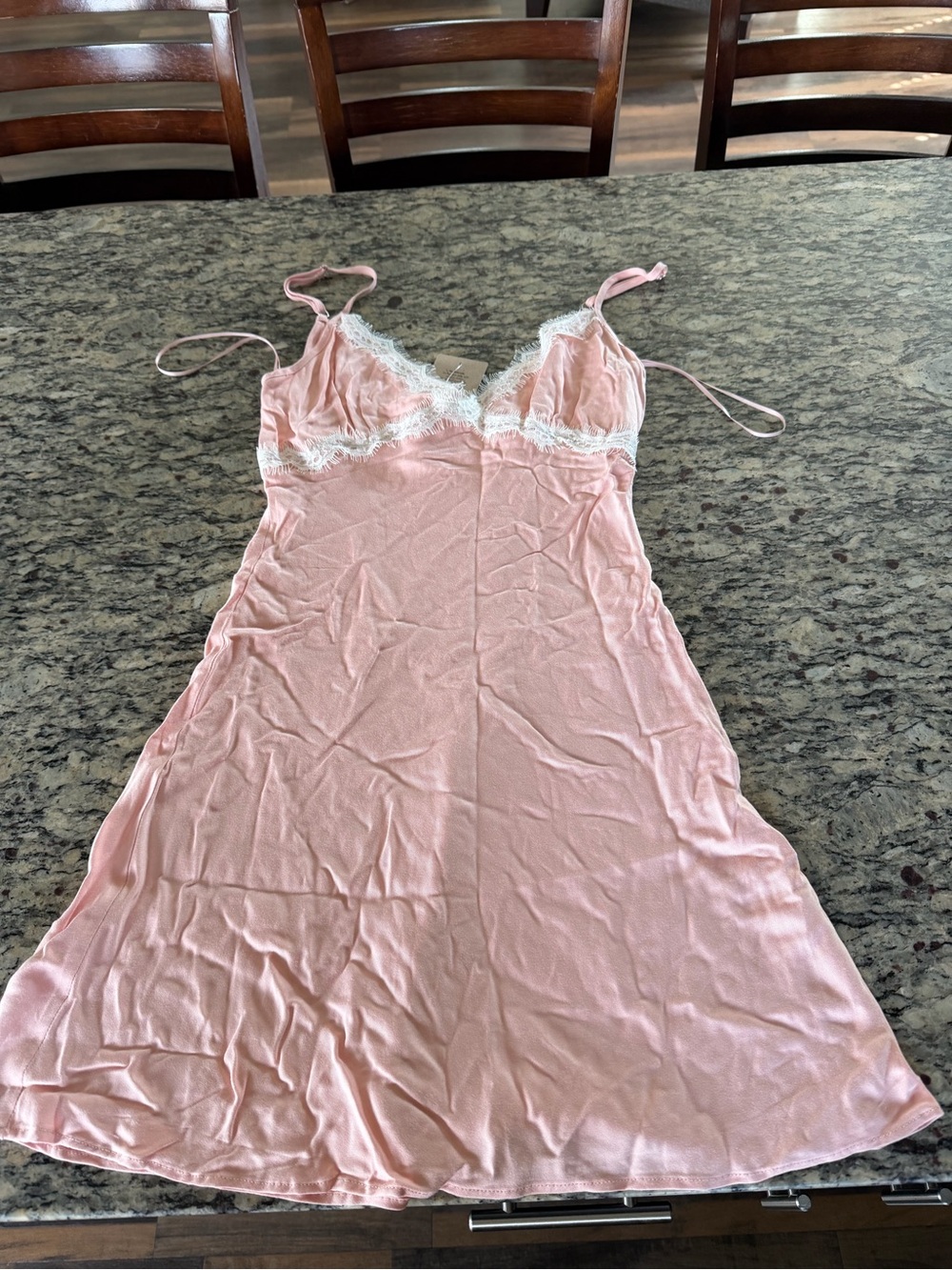 Pitaya Blush Pink Lace-Trim Slip